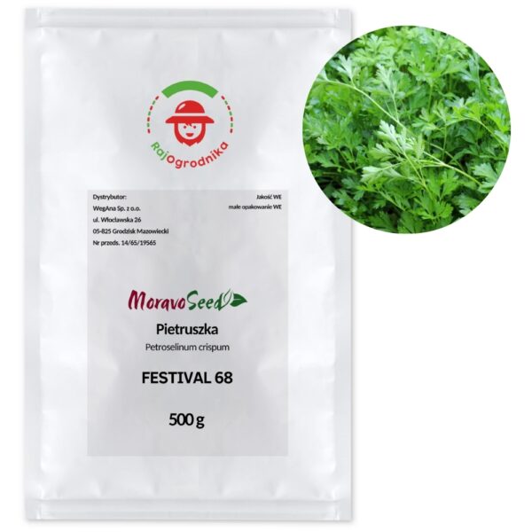 Pietruszka naciowa Festival 68 nasiona 500g - WegAna