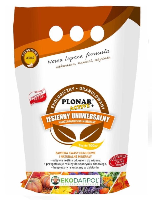 Plonar Active Plus Uniwersalny Jesienny Granulat 1kg - EKODARPOL