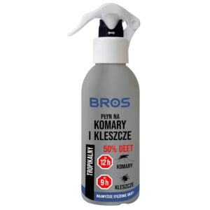 Płyn na komary i kleszcze 50% Deet 130 ml - Bros