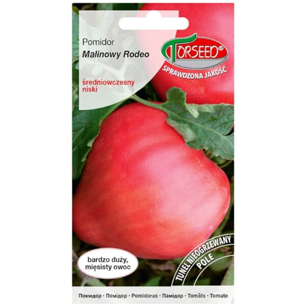 Pomidor gruntowy karłowy Malinowy Rodeo nasiona 0