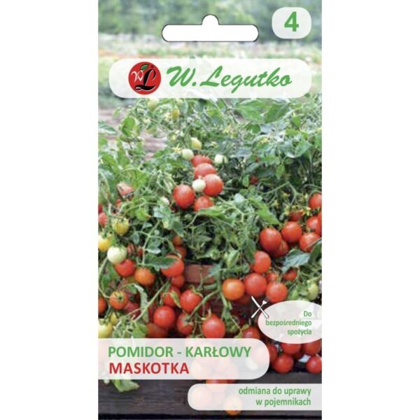 Pomidor gruntowy karłowy Maskotka 0.5g - W. Legutko