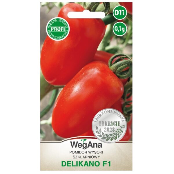 Pomidor wysoki szklarniowy Delikano F1 nasiona 0