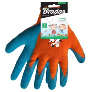 Rękawice ochronne Orange dla dzieci rozmiar 3 - BRADAS
