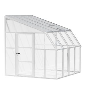 Rion Plastikowa przyścienna szklarnia Sun Room 44 Biały 260x258x266cm