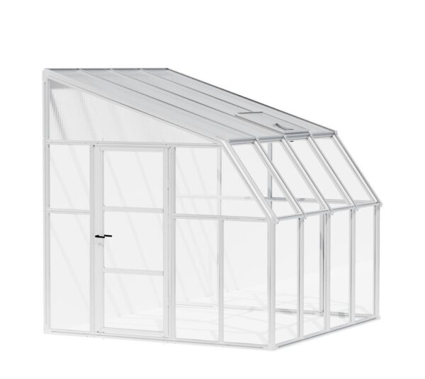 Rion Plastikowa przyścienna szklarnia Sun Room 44 Biały 260x258x266cm