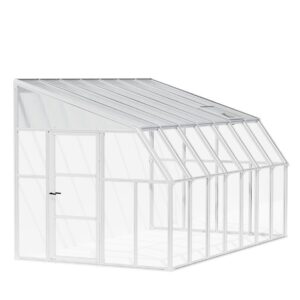 Rion Plastikowa przyścienna szklarnia Sun Room 47 Biały 446 x 258 x 266 cm