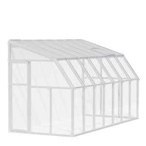 Rion Plastikowa szklarnia przyścienna Sun Room 45 Biały 322x258x266cm