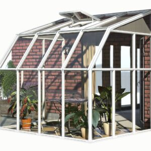 Rion Plastikowa szklarnia z ogrodem zimowym Sun Room 34 Biały 262x201x247cm