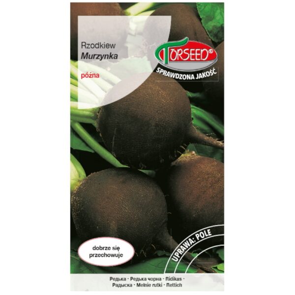 Rzodkiew Murzynka nasiona 5g - TORSEED