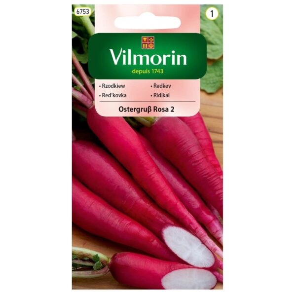 Rzodkiew Ostergruss Rosa 2 nasiona 10g - VILMORIN