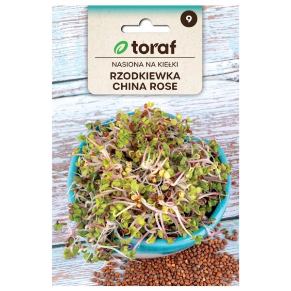 Rzodkiewka China Rose nasiona na kiełki 20g - TORAF