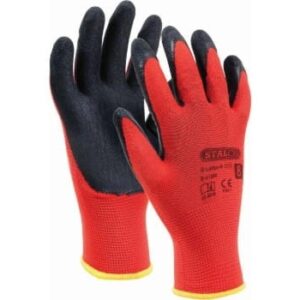STALCO Rękawice poliestrowe S-Latex R ECO 10