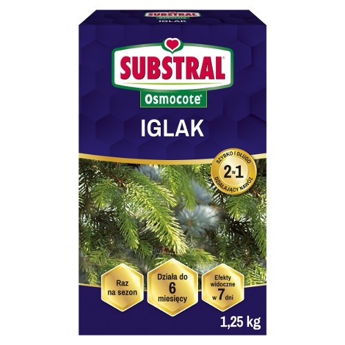 SUBSTRAL Osmocote 2w1 do iglak&oacute;w i roślin kwaśnolubnych 1