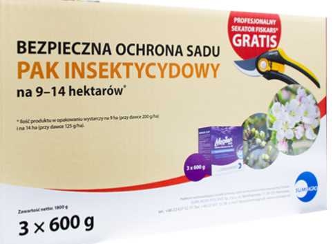 SUMI AGRO Mospilan 20SP 3x600g + sekator Fiskars GRATIS