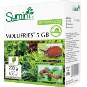 SUMIN Molufries 5 GB na ślimaki w ogrodzie 200 g
