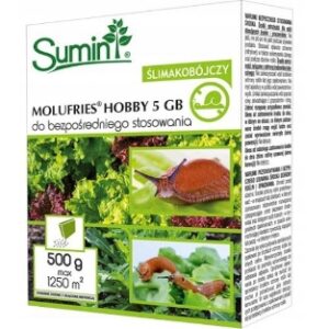 SUMIN Molufries 5 GB na ślimaki w ogrodzie 500 g