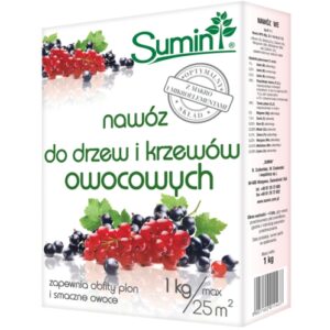 SUMIN Nawóz do drzew i krzewów owocowych 1kg optymalny skład