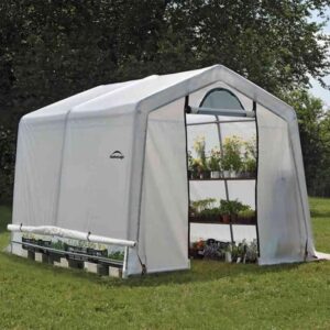 ShelterLogic Poliszklarnia 9 m² biała 300x300 cm