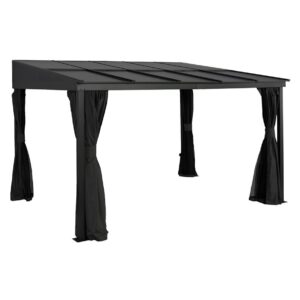 Sojag Aluminiowe zadaszenie tarasu St. Barth 1012 Antracyt 296x364x240cm