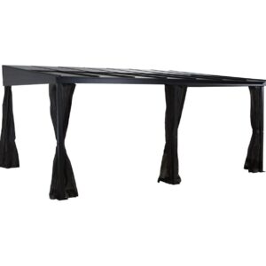 Sojag Aluminiowe zadaszenie tarasu St. Barth 1216 Antracyt 363x484x240cm