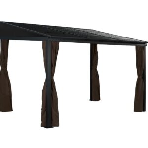 Sojag Aluminiowy dach tarasowy Portland 1012 Antracyt 288x367x240cm