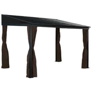 Sojag Aluminiowy dach tarasowy Portland 1014 Antracyt 288x426x240cm