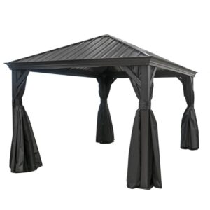 Sojag Pawilon aluminiowy Marsala 1216 z moskitierą Ciemnoszary 363x483x293cm