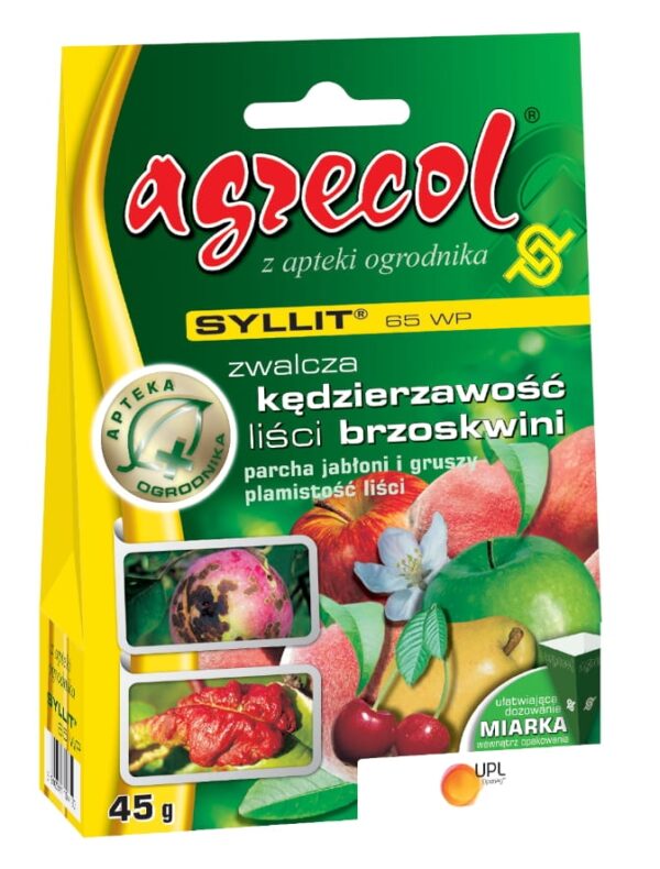 Syllit 65 WP zwalcza kędzierzawość liści brzoskwini 45g - Agrecol