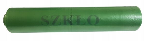 WORKI NA ŚMIECI SZKŁO 120l ZIELONY 25 SZT.