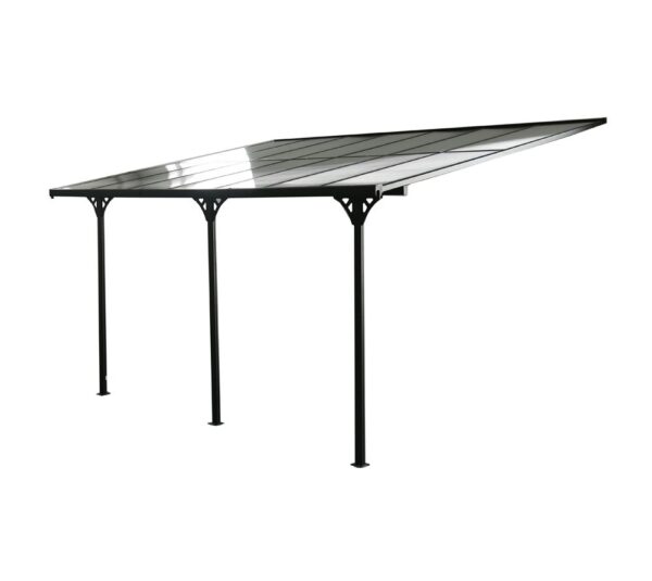 Westmann Aluminiowy dach tarasowy Bruce Czarny 300x435x270 cm