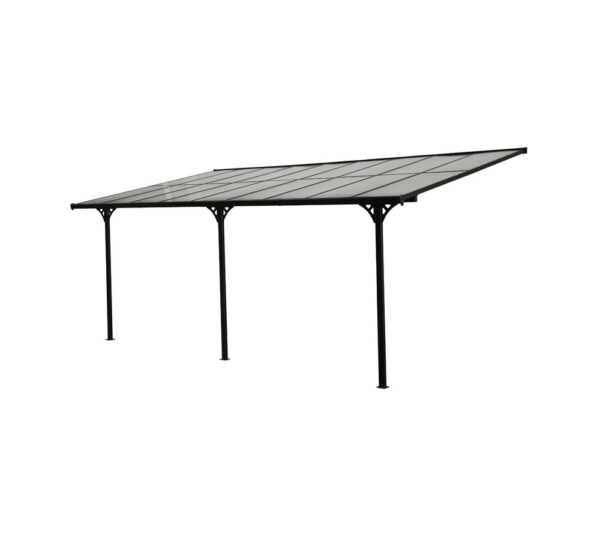 Westmann Aluminiowy dach tarasowy Bruce Czarny 300x556x270 cm