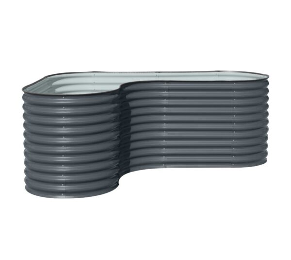 Westmann Metalowa grządka Antracyt 240x160x82cm