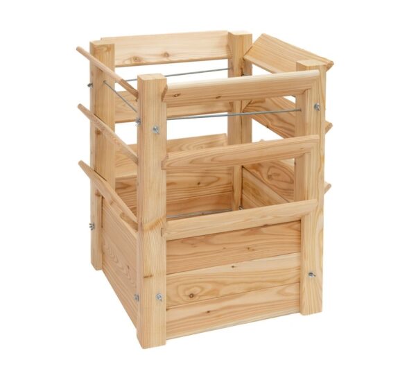 Westmann Podwyższona grządka z drewna modrzewiowego Premium XL Natura 66x66x73 cm