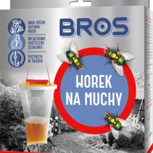 Worek na muchy skuteczna pułapka płyn wabik 1szt. - Bros