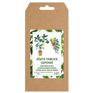 Żółte tablice lepowe 5szt. - Biocont