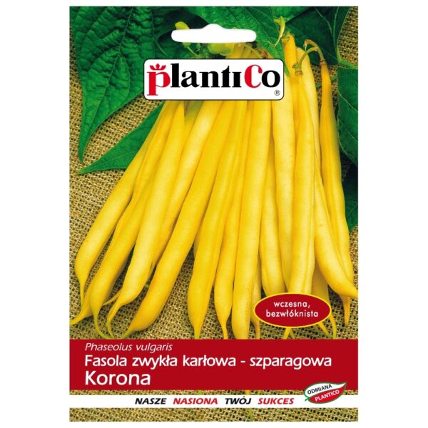 Fasola szparagowa karłowa Korona nasiona 40g - PlantiCo